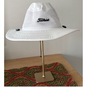 NWT Titleist Tour Aussie White Golf Bucket Hat